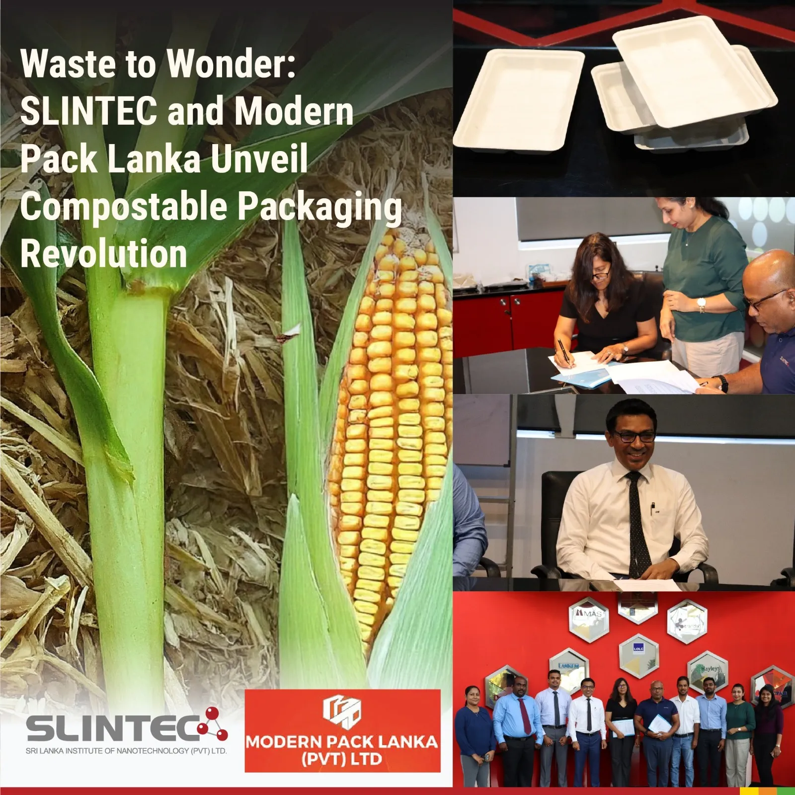 Waste to Wonder: SLINTEC and Modern Pack Lanka Unveil Compostable Packaging Revolution
